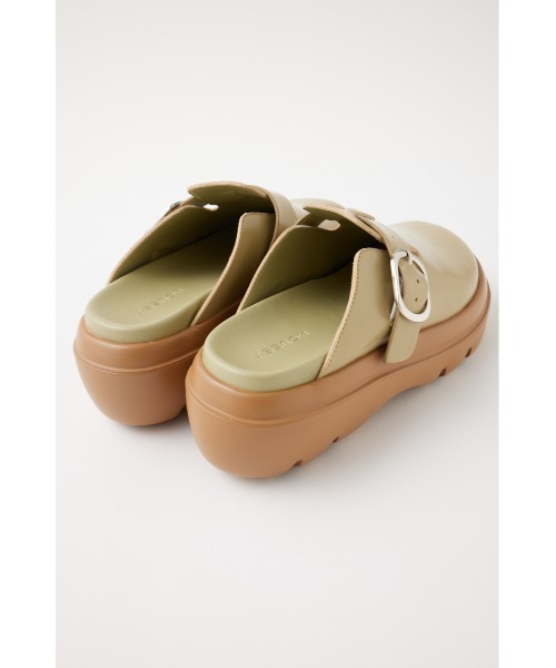 MOUSSY（マウジー）の「METAL BUCKLE SLIDE サンダル（サンダル・レディース・ブラック/ベージュ・LARGE/MEDIUM/SMALL）」の7枚目の写真