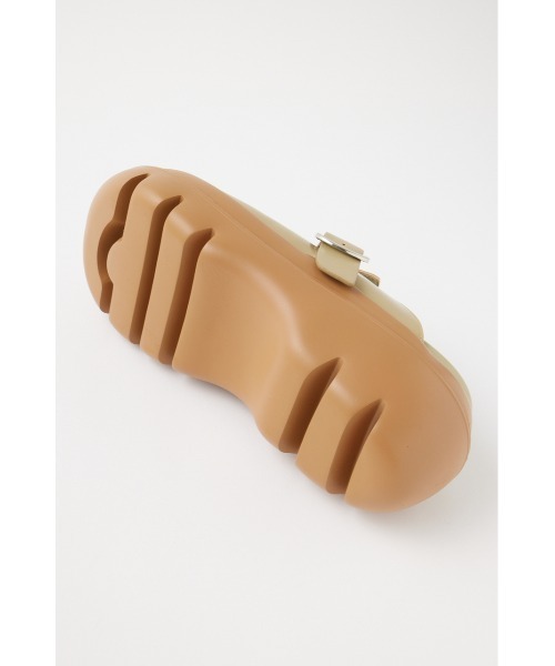 MOUSSY（マウジー）の「METAL BUCKLE SLIDE サンダル（サンダル・レディース・ブラック/ベージュ・LARGE/MEDIUM/SMALL）」の11枚目の写真