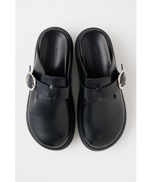 MOUSSY（マウジー）の「METAL BUCKLE SLIDE サンダル（サンダル・レディース・ブラック/ベージュ・LARGE/MEDIUM/SMALL）」の14枚目の写真