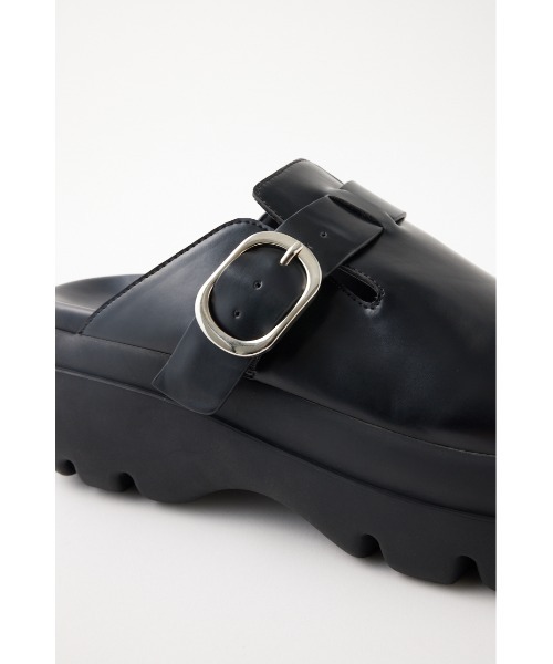 MOUSSY（マウジー）の「METAL BUCKLE SLIDE サンダル（サンダル・レディース・ブラック/ベージュ・LARGE/MEDIUM/SMALL）」の18枚目の写真