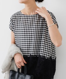 BEARDSLEY | 《ビアズリー》裾レースブラウス(シャツ/ブラウス)