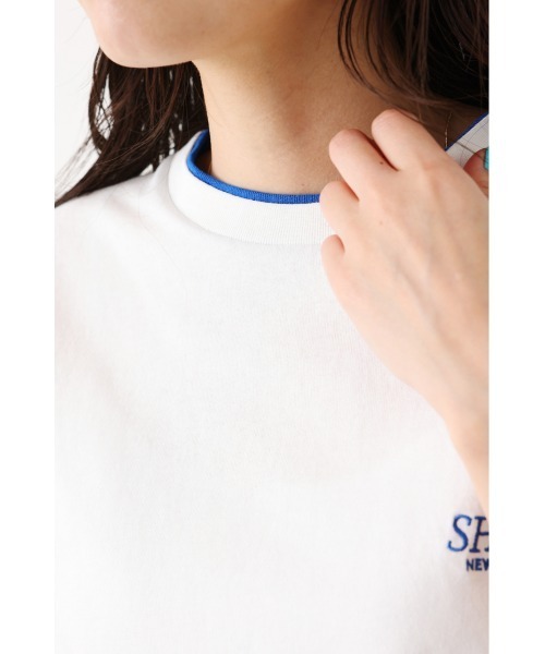 RODEO CROWNS WIDE BOWL（ロデオクラウンズワイドボウル）の「SHARE Double collar Tシャツ（Tシャツ/カットソー・レディース・ホワイト/ブラック/グリーン/イエロー・FREE）」の17枚目の写真