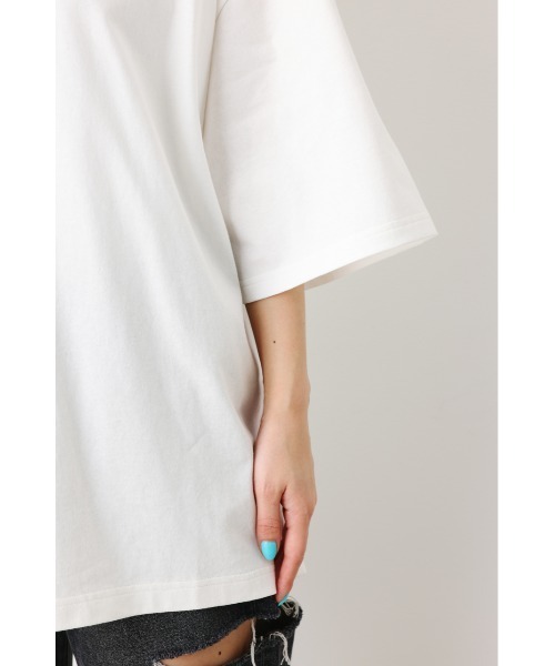 RODEO CROWNS WIDE BOWL（ロデオクラウンズワイドボウル）の「SHARE Double collar Tシャツ（Tシャツ/カットソー・レディース・ホワイト/ブラック/グリーン/イエロー・FREE）」の14枚目の写真