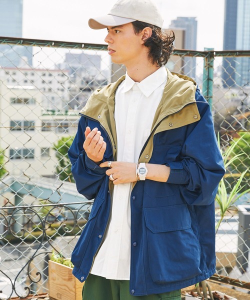 BARK MANHATTAN(バークマンハッタン)の「ビッグシルエットブロードレギュラーカラー半袖シャツ(シャツ/ブラウス・メンズ・ブルー系/チャコール/ブラック系/ホワイト/グレー系/ライトベージュ・M/L)」の15枚目の写真