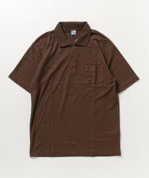 CLALAFOR / 倉敷染 半袖ポロシャツ 硫化染め