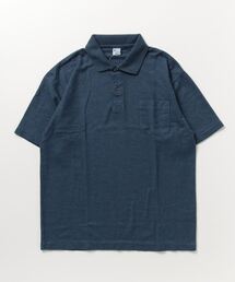 CLALAFOR / 倉敷染 半袖ポロシャツ 硫化染め