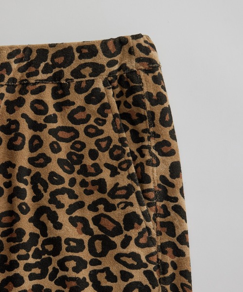 WILD LIFE TAILOR Adam et Rope'（ワイルドテーラーアダムエロペ　）の「【WILD LIFE TAILOR】パイル レオパード ハーフ パンツ（その他パンツ・メンズ・ベージュ系その他・L/M/XL）」の6枚目の写真