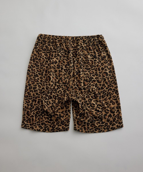 WILD LIFE TAILOR Adam et Rope'（ワイルドテーラーアダムエロペ　）の「【WILD LIFE TAILOR】パイル レオパード ハーフ パンツ（その他パンツ・メンズ・ベージュ系その他・L/M/XL）」の7枚目の写真