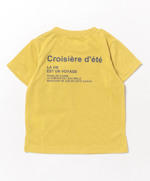 BeBe（ベベ）の「BeBe/配色ポケッタブルTシャツ(90~150cm)（Tシャツ/カットソー・キッズ・イエロー・140/130/100/90/110/120/150）」の15枚目の写真