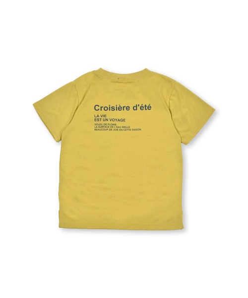 BeBe（ベベ）の「BeBe/配色ポケッタブルTシャツ(90~150cm)（Tシャツ/カットソー・キッズ・イエロー・140/130/100/90/110/120/150）」の9枚目の写真