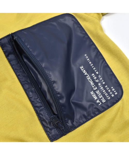 BeBe（ベベ）の「BeBe/配色ポケッタブルTシャツ(90~150cm)（Tシャツ/カットソー・キッズ・イエロー・140/130/100/90/110/120/150）」の11枚目の写真