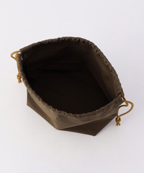 MONO　COMME CA（モノコムサ）の「巾着ランチバッグ（お弁当箱・レディース・ベージュ/ブラウン・FREE）」の6枚目の写真