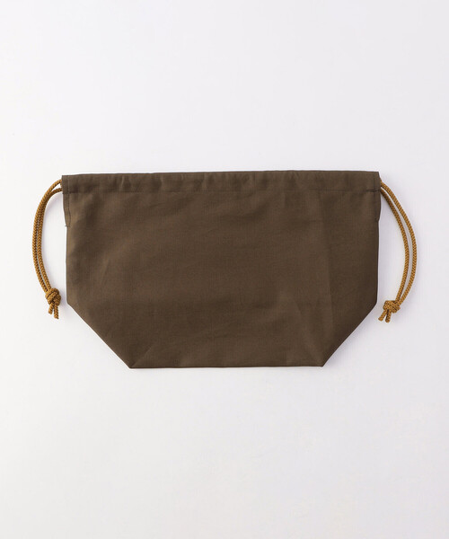 MONO　COMME CA（モノコムサ）の「巾着ランチバッグ（お弁当箱・レディース・ベージュ/ブラウン・FREE）」の8枚目の写真