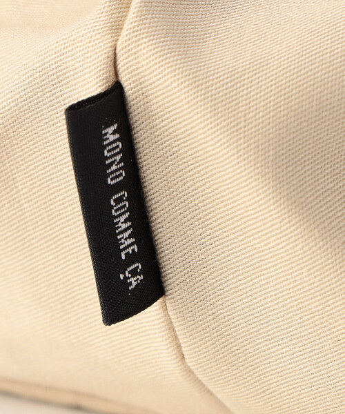 MONO　COMME CA（モノコムサ）の「巾着ランチバッグ（お弁当箱・レディース・ベージュ/ブラウン・FREE）」の10枚目の写真