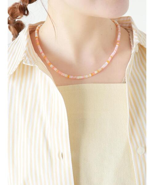 ehka sopo（エヘカソポ）の「カラフルビーズネックレス（ネックレス・レディース・ブルー/ピンク・ﾌﾘ-）」の10枚目の写真