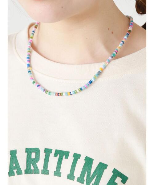 ehka sopo（エヘカソポ）の「カラフルビーズネックレス（ネックレス・レディース・ブルー/ピンク・ﾌﾘ-）」の14枚目の写真