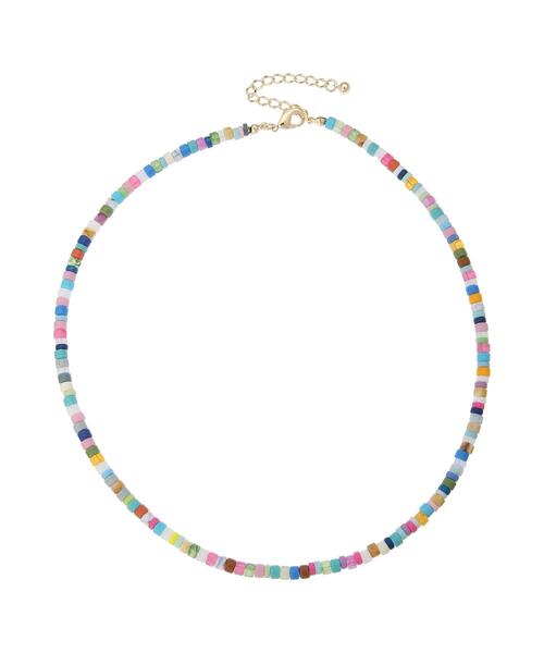 ehka sopo（エヘカソポ）の「カラフルビーズネックレス（ネックレス・レディース・ブルー/ピンク・ﾌﾘ-）」の19枚目の写真