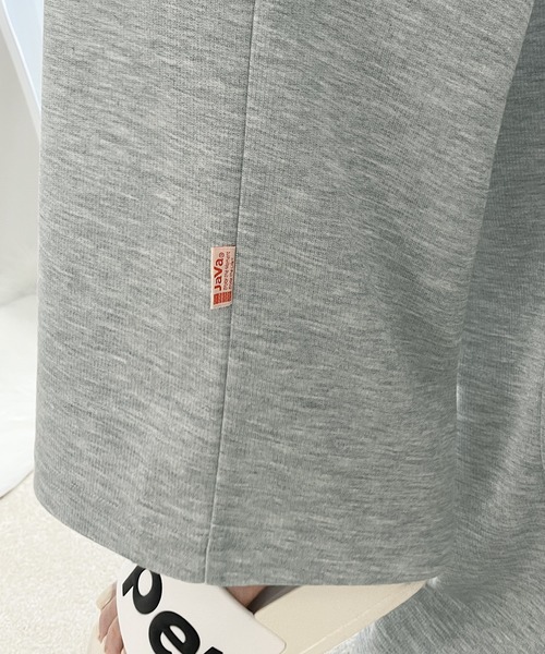 Java(ジャバ)の「《JaVa ジャバコラボ》お洒落に美脚見せ。レースアップワイドスウェットパンツ(スウェットパンツ・レディース・ブラック/杢グレー・LARGE/MEDIUM/SMALL/X-LARGE)」の3枚目の写真