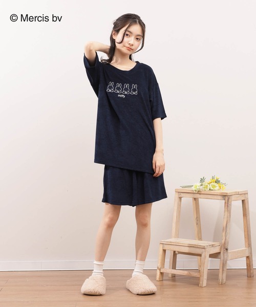 【専用】ディックブルーナ ミッフィー パジャマ М 苺 いちご グレー 白 ミッフィー ディックブルーナ レディース パジャマ L 苺 いちご