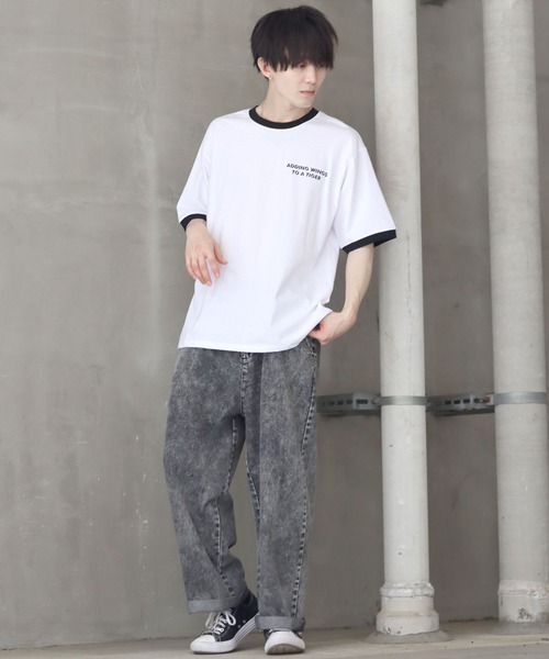 SITRY（シトリー）の「oversize tiger back print ringer T