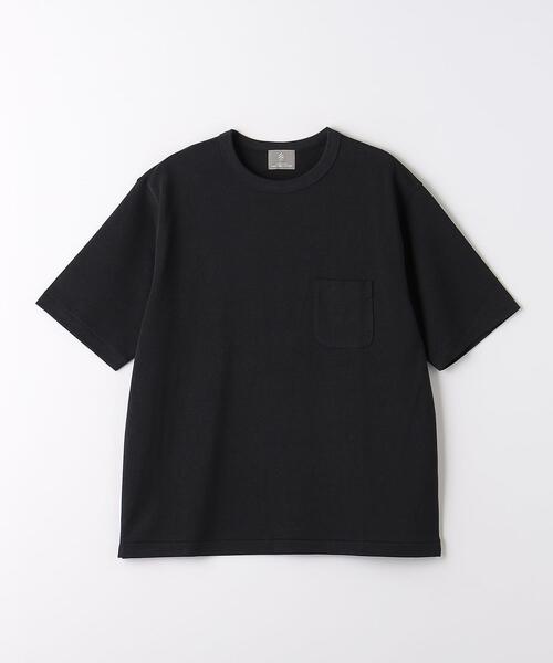 green label relaxing（グリーンレーベルリラクシング）の「KAMITO テンジク クルーネック Tシャツ（Tシャツ/カットソー・メンズ・ホワイト/ブラック・S/M/L）」の11枚目の写真