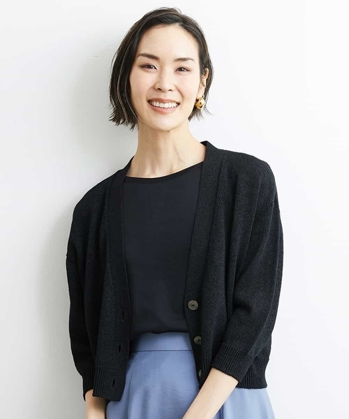 MICHEL KLEIN（ミッシェル・クラン）の「ホールガーメント（R）Vネック 