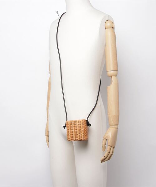 Odds（オッズ）の「ODDS/オッズ　ARAROG MINI BOX BAG アラログミニボックスバッグ（かごバッグ・レディース・ブラック・F）」の9枚目の写真