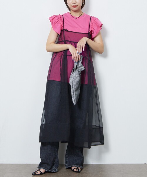 Firsthand（ファーストハンド）の「Firsthand/ファーストハンド オーガニックコットンフリルトップス/オーガニックコットンフリルトップス（Tシャツ/カットソー・レディース・ホワイト/ブラック/ピンク/ブルーグリーン・FREE）」の14枚目の写真