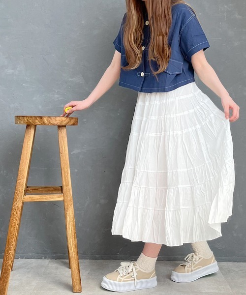 Nana(ナナ)（ナナ）の「ティアードロングスカート（スカート）」 - WEAR