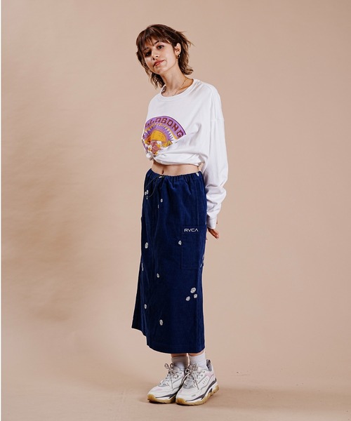 BILLABONG(ビラボン)の「BILLABONG/ビラボン ロンT オーバーサイズ オリジナルデザインプリント BD014-059(Tシャツ/カットソー・レディース・ブラック/ホワイト・M/L)」の11枚目の写真