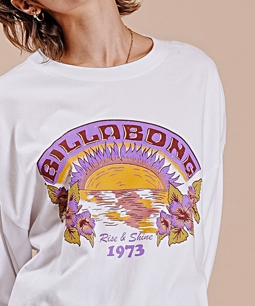 BILLABONG(ビラボン)の「BILLABONG/ビラボン ロンT オーバーサイズ オリジナルデザインプリント BD014-059(Tシャツ/カットソー・レディース・ブラック/ホワイト・M/L)」の10枚目の写真