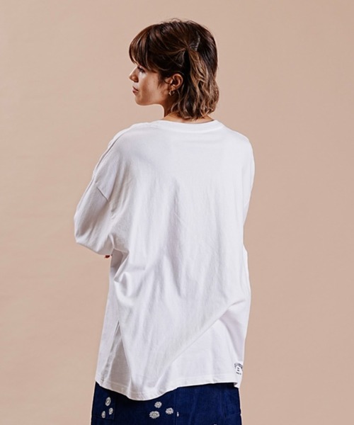 BILLABONG(ビラボン)の「BILLABONG/ビラボン ロンT オーバーサイズ オリジナルデザインプリント BD014-059(Tシャツ/カットソー・レディース・ブラック/ホワイト・M/L)」の9枚目の写真