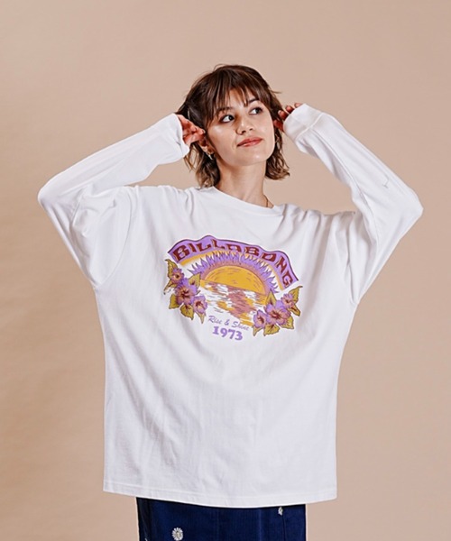BILLABONG(ビラボン)の「BILLABONG/ビラボン ロンT オーバーサイズ オリジナルデザインプリント BD014-059(Tシャツ/カットソー・レディース・ブラック/ホワイト・M/L)」の17枚目の写真