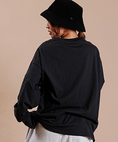 BILLABONG(ビラボン)の「BILLABONG/ビラボン ロンT オーバーサイズ オリジナルデザインプリント BD014-059(Tシャツ/カットソー・レディース・ブラック/ホワイト・M/L)」の16枚目の写真