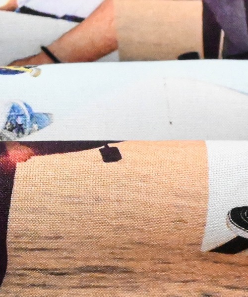 Anytime Songs（エニータイムソングス）の「アロハ BIG セットアップ（シャツ/ブラウス・キッズ・ホワイト系その他5/ホワイト系その他3/ホワイト系その他2/ブラック系その他3/オフホワイト/ネイビー系/ホワイト系その他4/ネイビー/ブラック系その他2/ブラック/ホワイト系その他/ブラック系その他・160/140/150）」の20枚目の写真