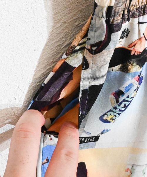 Anytime Songs（エニータイムソングス）の「アロハ BIG セットアップ（シャツ/ブラウス・キッズ・ホワイト系その他5/ホワイト系その他3/ホワイト系その他2/ブラック系その他3/オフホワイト/ネイビー系/ホワイト系その他4/ネイビー/ブラック系その他2/ブラック/ホワイト系その他/ブラック系その他・160/140/150）」の17枚目の写真