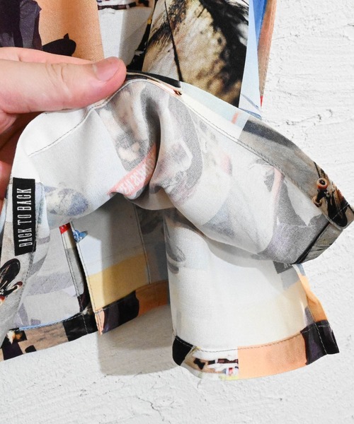 Anytime Songs（エニータイムソングス）の「アロハ BIG セットアップ（シャツ/ブラウス・キッズ・ホワイト系その他5/ホワイト系その他3/ホワイト系その他2/ブラック系その他3/オフホワイト/ネイビー系/ホワイト系その他4/ネイビー/ブラック系その他2/ブラック/ホワイト系その他/ブラック系その他・160/140/150）」の21枚目の写真