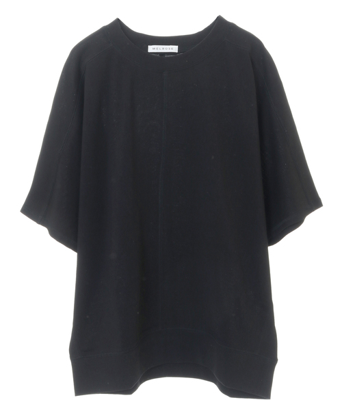 SOFFITTO（ソフィット）の「ひんやり着心地良いドルマンTシャツ(取り扱い店舗限定)（Tシャツ/カットソー・レディース・チャコールグレー/オフホワイト/キャメル/ブラック・FREE）」の3枚目の写真