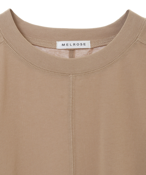 SOFFITTO（ソフィット）の「ひんやり着心地良いドルマンTシャツ(取り扱い店舗限定)（Tシャツ/カットソー・レディース・チャコールグレー/オフホワイト/キャメル/ブラック・FREE）」の6枚目の写真