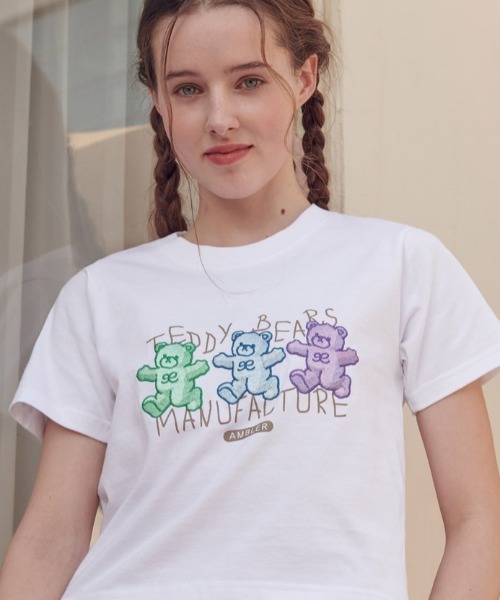 新品LMC BEAR DOLL TEE 韓国 半袖 黒Tシャツ 22SSくま 新品LMC BEAR DOLL TEE 韓国 半袖 黒Tシャツ 22SSくま