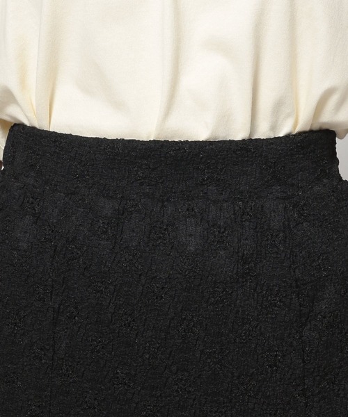 LOWRYS FARM(ローリーズファーム)の「レースカットフレアスカート 963107(スカート・レディース・ブラック/パープル/イエロー/アイボリー・FREE)」の18枚目の写真