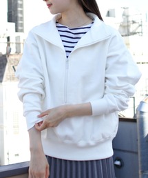 スウェット MEYAME/メヤメ ロングジップスウェット LONG ZIP SWEAT SHIRT