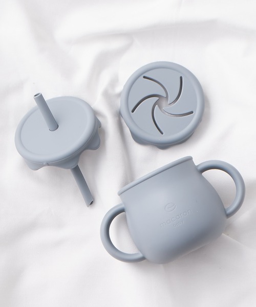 BIRTHDAY BAR（バースデイバー）の「macaron pot マカロンポット（マグ/哺乳瓶/お食事グッズ・キッズ・ピンク/ブルー・フリー）」の4枚目の写真