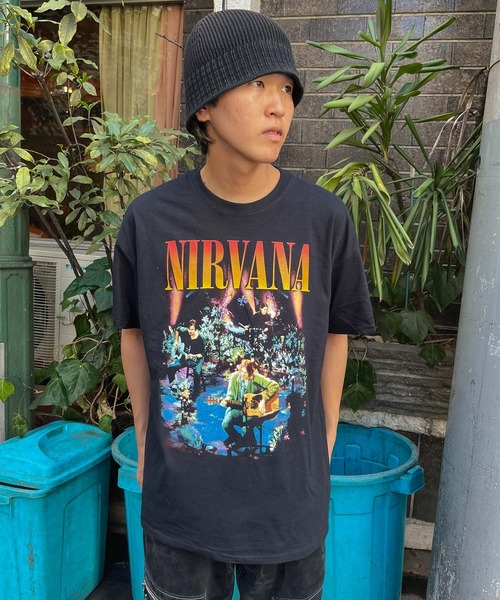 THE BAREFOOT(ベアフット)の「【 NIRVANA / ニルヴァーナ 】バンドTシャツ BANDT NIR65825 NSZ(Tシャツ/カットソー・メンズ・ブラック・XL/MEDIUM/LARGE)」の4枚目の写真