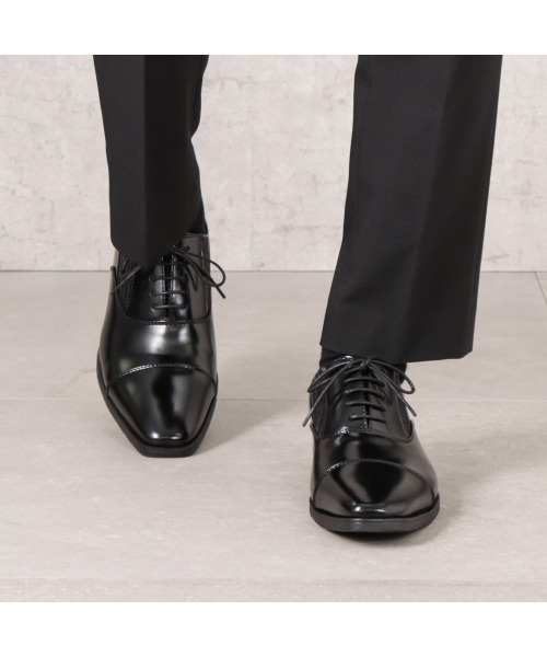 CEDAR CREST（セダークレスト ）の「【CEDAR CREST】幅広撥水ビジネスシューズ（ドレスシューズ・メンズ・ライトブラウン/ブラック・26.5cm/25.0cm/27.0cm/24.5cm/25.5cm/27.5cm/26.0cm/28.0cm）」の8枚目の写真