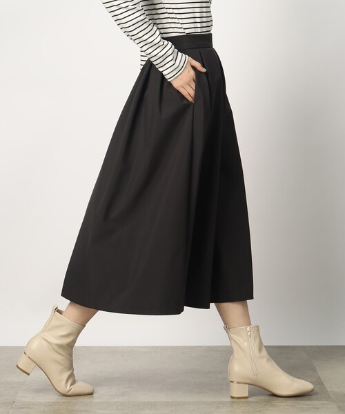 grove(グローブ)の「◆普段の装いをより華やかに。タックボリュームスカート(スカート・レディース・スミクロ/マスタード/ブラウン・03/02/01/05/04)」の9枚目の写真