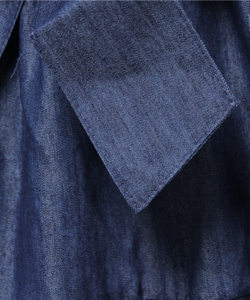 one after another NICE CLAUP(ワンアフターアナザーナイスクラップ)の「【ナイスクラップ】切替フレアースカート(スカート・レディース・オフホワイト/カーキ/インディゴブルー・FREE)」の5枚目の写真