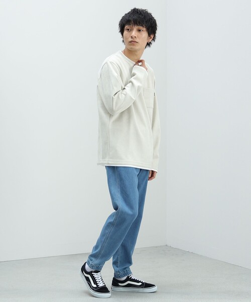 フェイクスエード クルーネック ロングスリーブ Tシャツ（Tシャツ/カットソー）｜BEAMS HEART（ビームスハート）