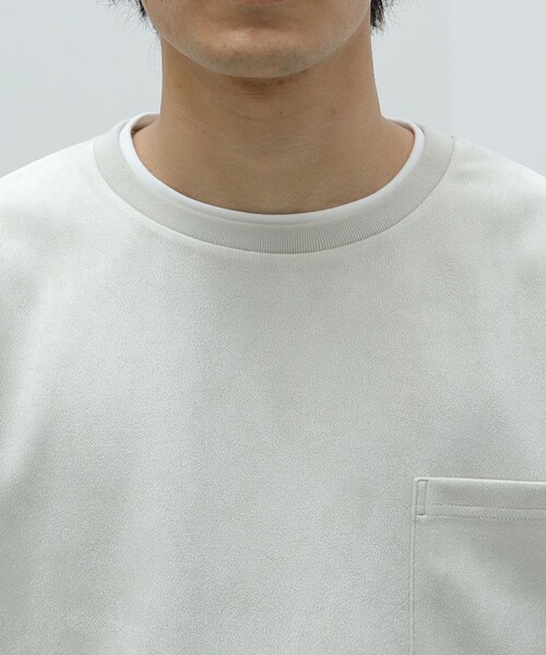 フェイクスエード クルーネック ロングスリーブ Tシャツ（Tシャツ/カットソー）｜BEAMS HEART（ビームスハート）