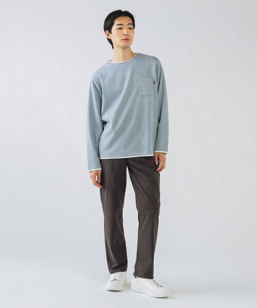 フェイクスエード クルーネック ロングスリーブ Tシャツ（Tシャツ/カットソー）｜BEAMS HEART（ビームスハート）